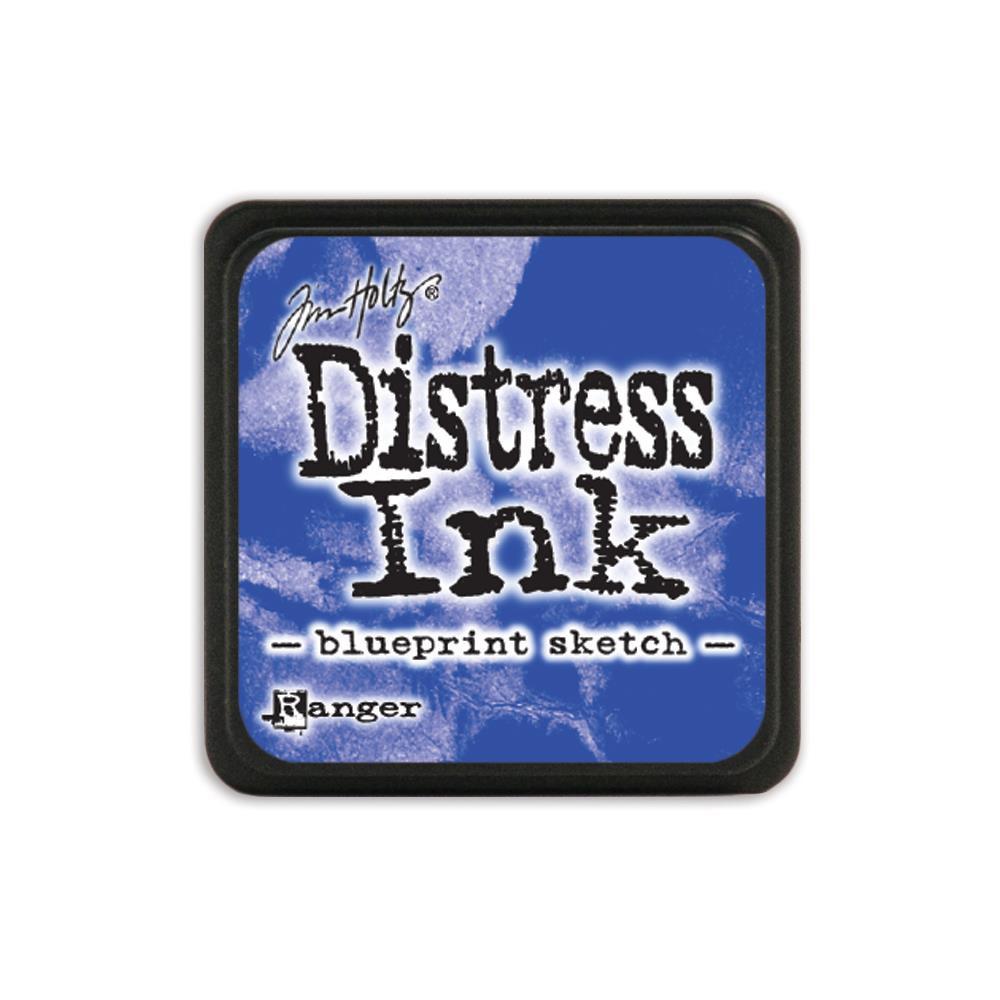 Distress Ink Blueprint Sketch