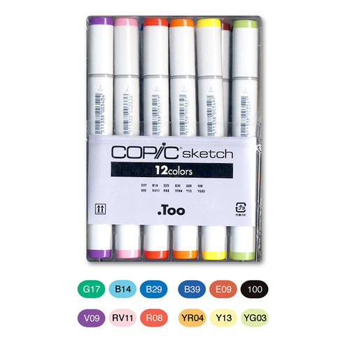 Copic Sketch Dual Tip Markers