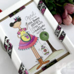 April Girl: ADORNit Art Play Coloring Book