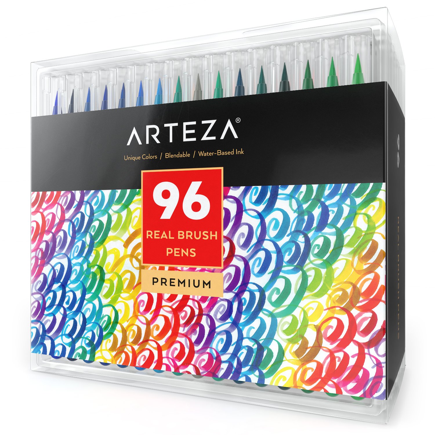 Arteza Real Brush Pens - Set of 96