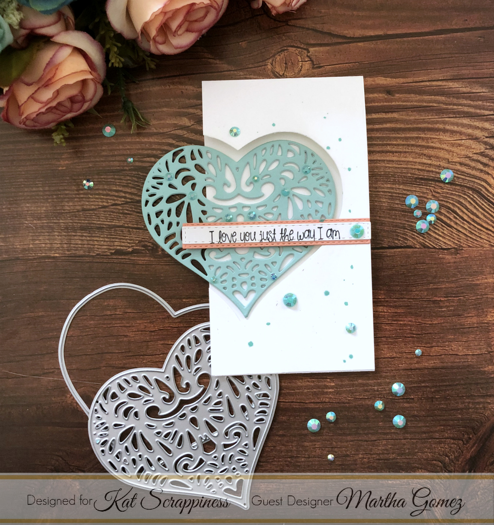 Lacy Layered Heart and Stitched Sentiment Strips 