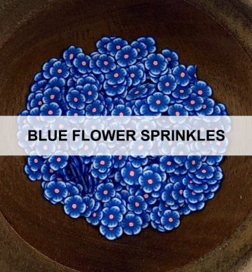 Blue Flower Sprinkles