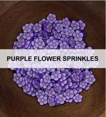 Purple Flower Sprinkles