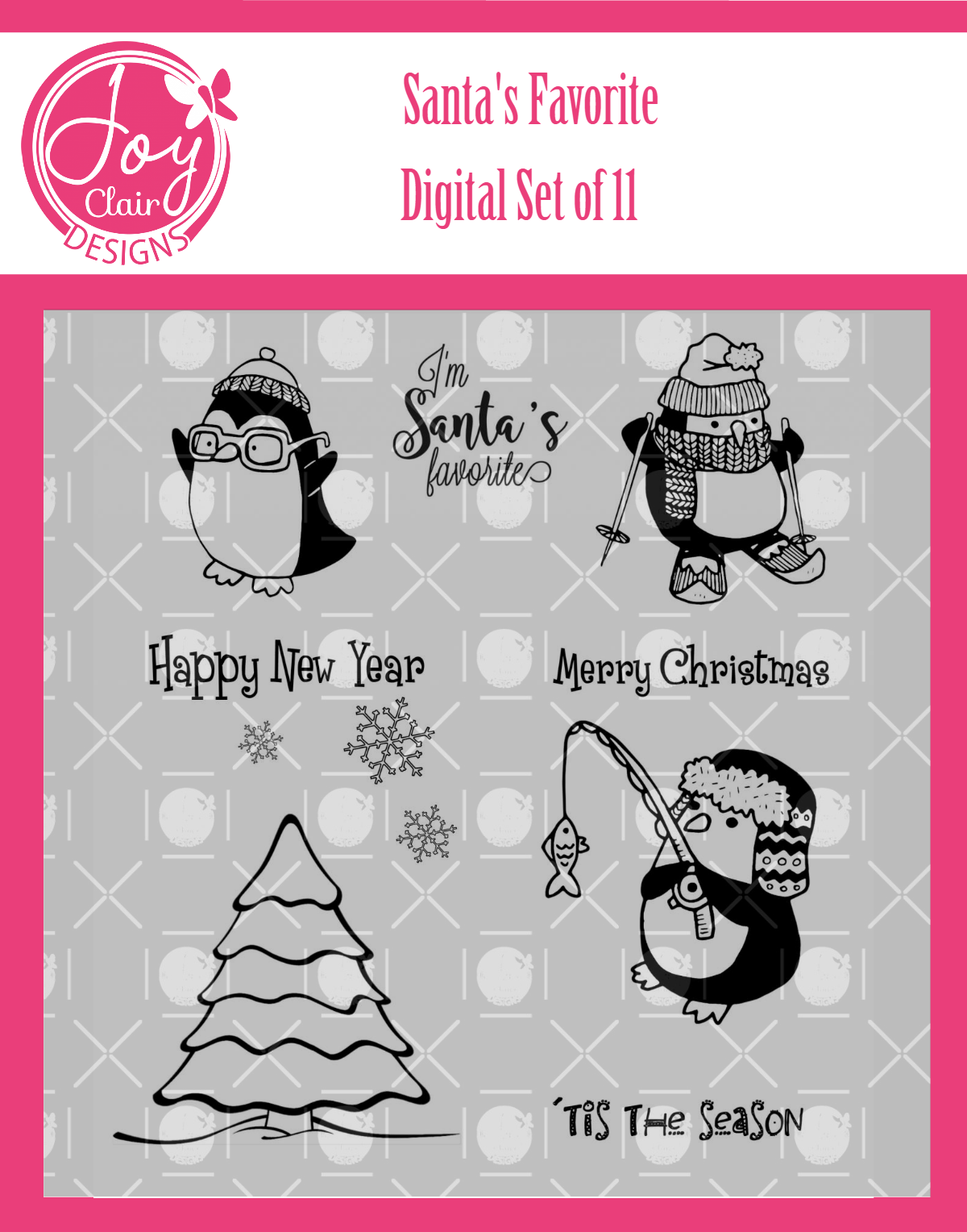 Santa's Favorite Digital Stamps by Joy Clair
